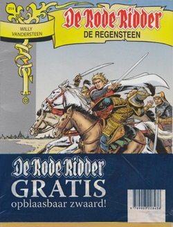 De Rode Ridder softcover nummer: 214 + Zwaard. De Rode Ridder softcover nummer: 214 + Zwaard.
