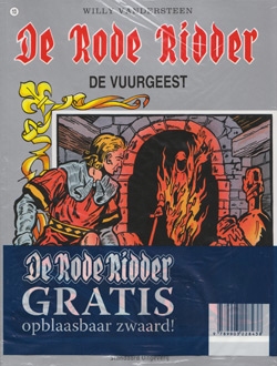 De Rode Ridder softcover nummer: 13 + Zwaard. De Rode Ridder softcover nummer: 13 + Zwaard.