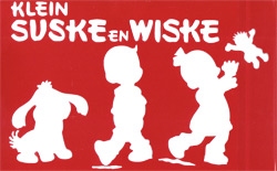 Klein Suske en Wiske overtrekkaart. Klein Suske en Wiske overtrekkaart.