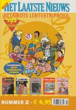Het laatste nieuws softcover "Het grote lentestripboek 2" . Het laatste nieuws softcover "Het grote lentestripboek 2" .