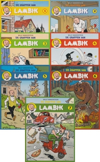 Complete set softcovers "De grappen van Lambik" deel 1 t/m 7 Complete set softcovers "De grappen van Lambik" deel 1 t/m 7