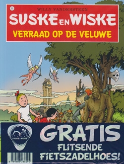 Suske en Wiske softcover nummer: 285 + Fietszadelhoes Suske en Wiske softcover nummer: 285 + Fietszadelhoes