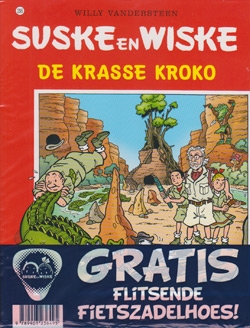 Suske en Wiske softcover nummer: 295 + Fietszadelhoes Suske en Wiske softcover nummer: 295 + Fietszadelhoes