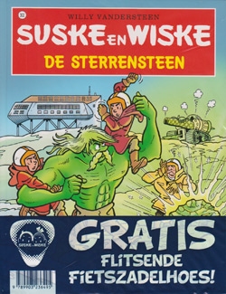 Suske en Wiske softcover nummer: 302 + Fietszadelhoes Suske en Wiske softcover nummer: 302 + Fietszadelhoes