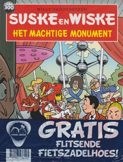 Suske en Wiske softcover nummer: 300 + Fietszadelhoes Suske en Wiske softcover nummer: 300 + Fietszadelhoes