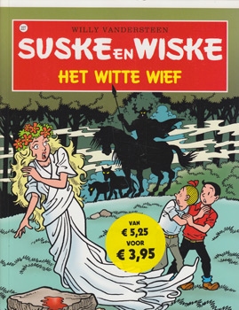 Suske en Wiske softcover "Het witte wief" misdruk. Suske en Wiske softcover "Het witte wief" misdruk.