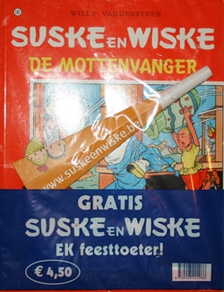 Suske en Wiske softcover nummer: 142 + EK feesttoeter. Suske en Wiske softcover nummer: 142 + EK feesttoeter.