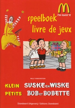Klein Suske en Wiske speelboek softcover (Mc Donalds). Klein Suske en Wiske speelboek softcover (Mc Donalds).