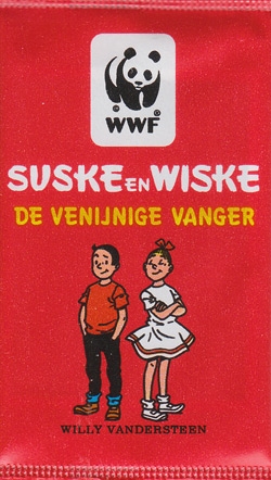 De venijnige vanger 1 zakje stickers.