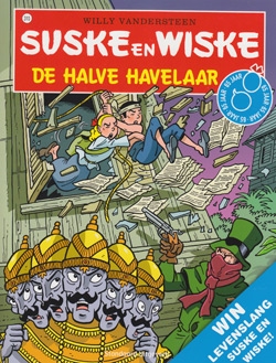 Suske en Wiske softcover nummer: 310. Hertekende cover.