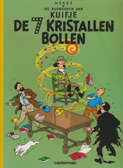 Kuifje softcover De 7 kristallen bollen.