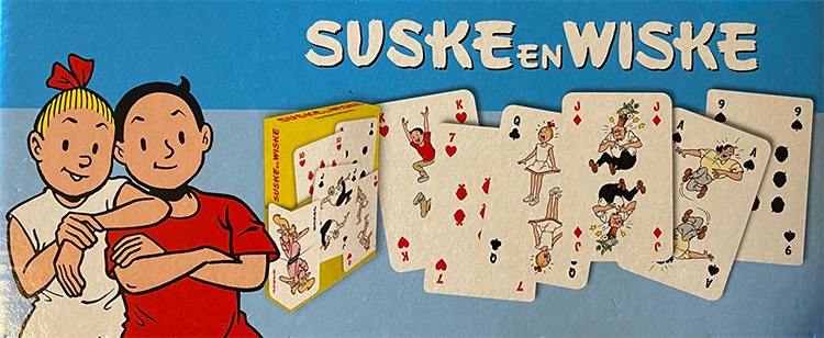 Suske en Wiske Stock speelkaarten.